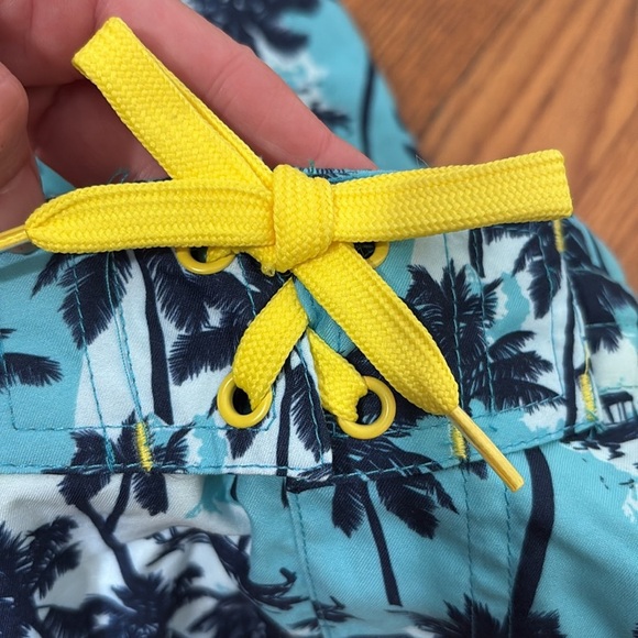 Laguna BLUE ATOLL Big Boys Ultimate Palm Swim Trunks, US Small/8 NWT - Picture 7 of 7